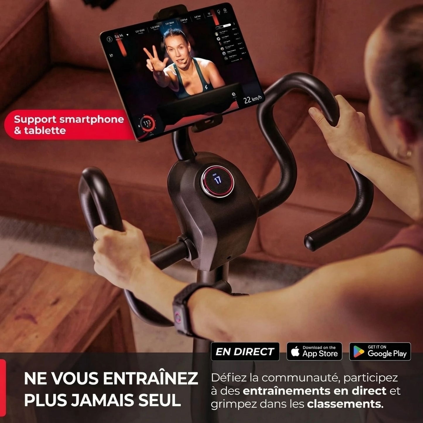 Vélo d'appartement PulseFit