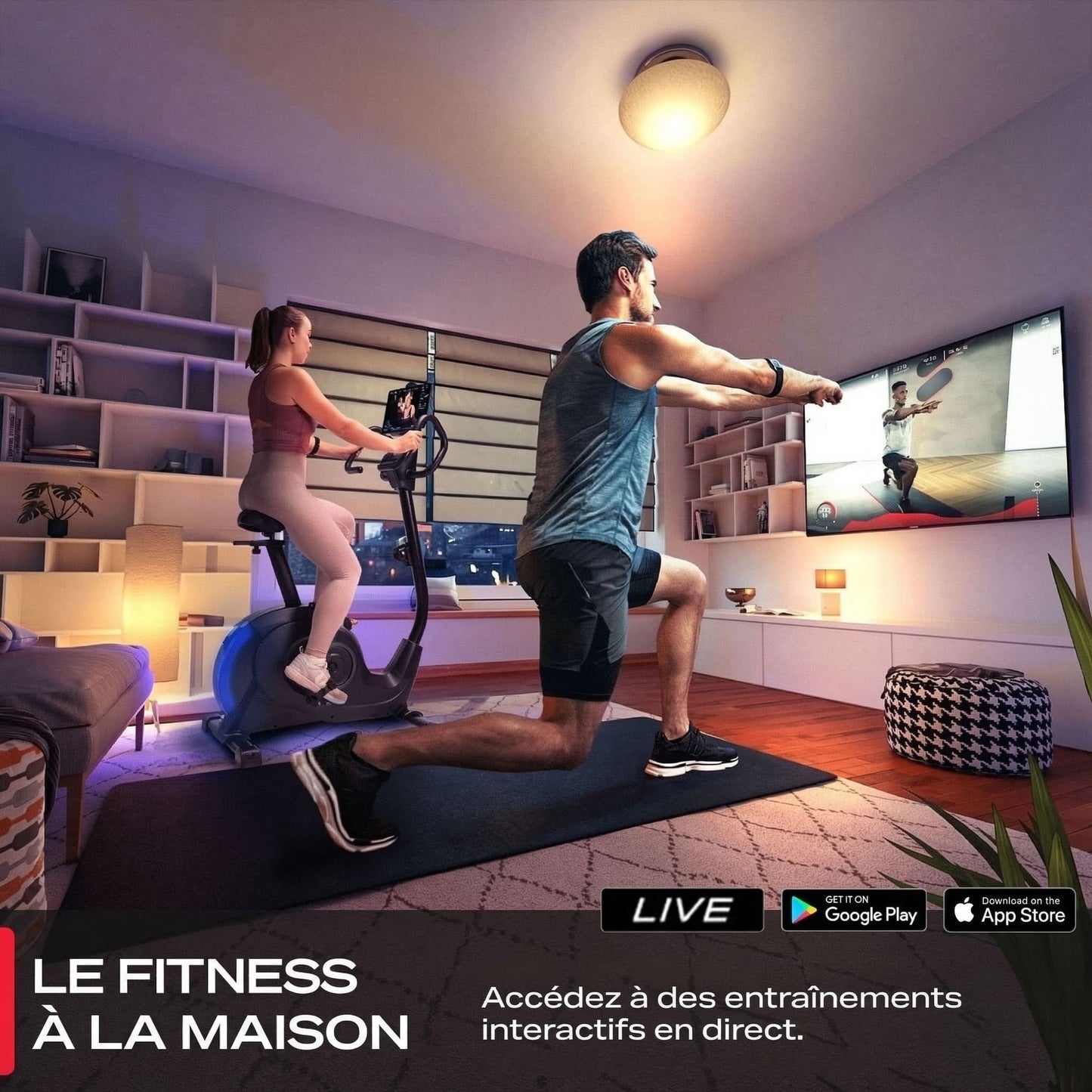 Vélo d'appartement PulseFit