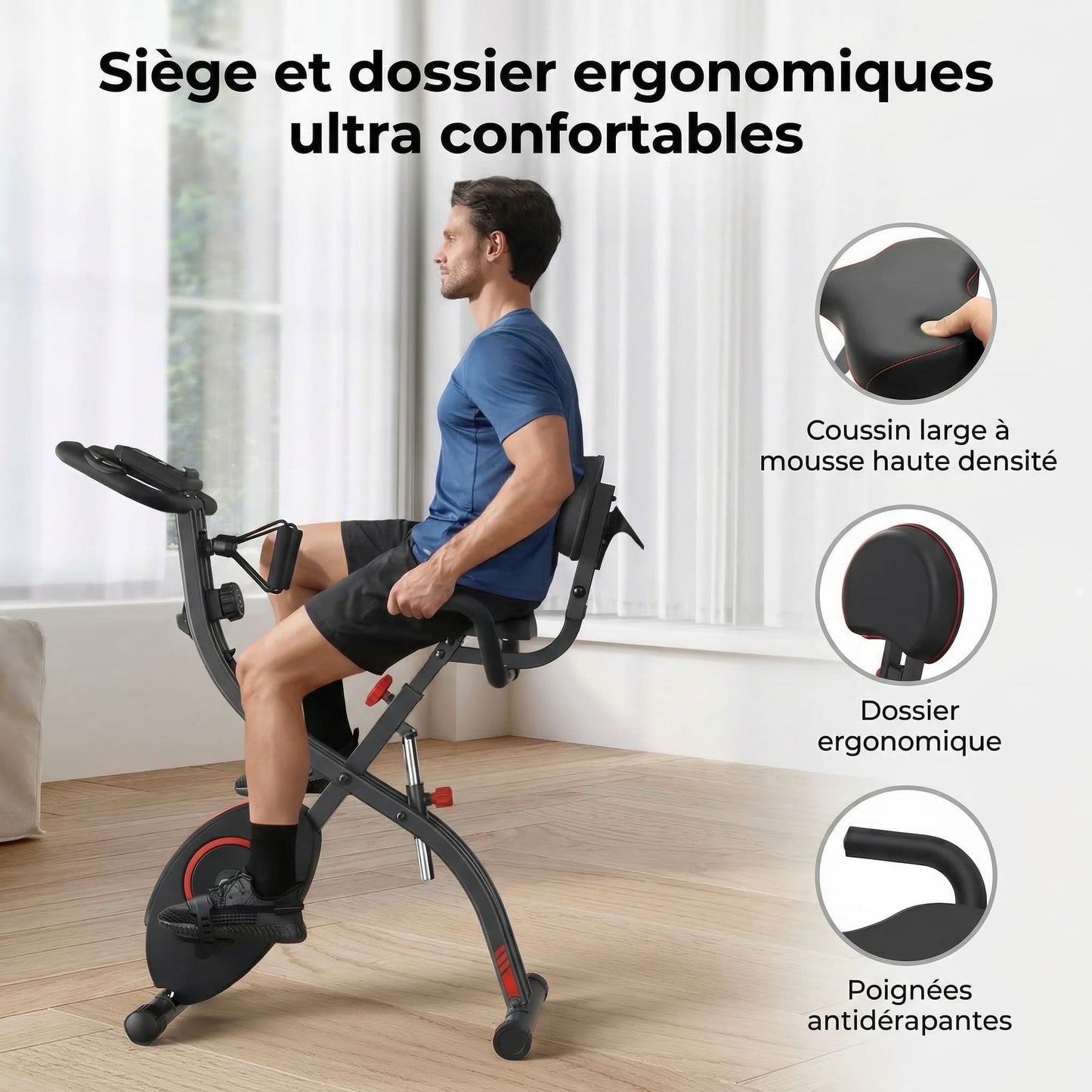 Vélo d'appartement ProFit Duo+