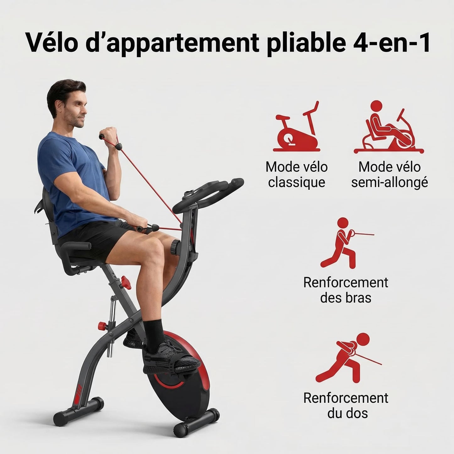 Vélo d'appartement ProFit Duo+