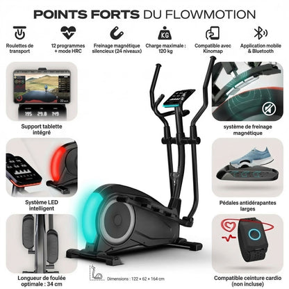 Vélo elliptique FlowMotion