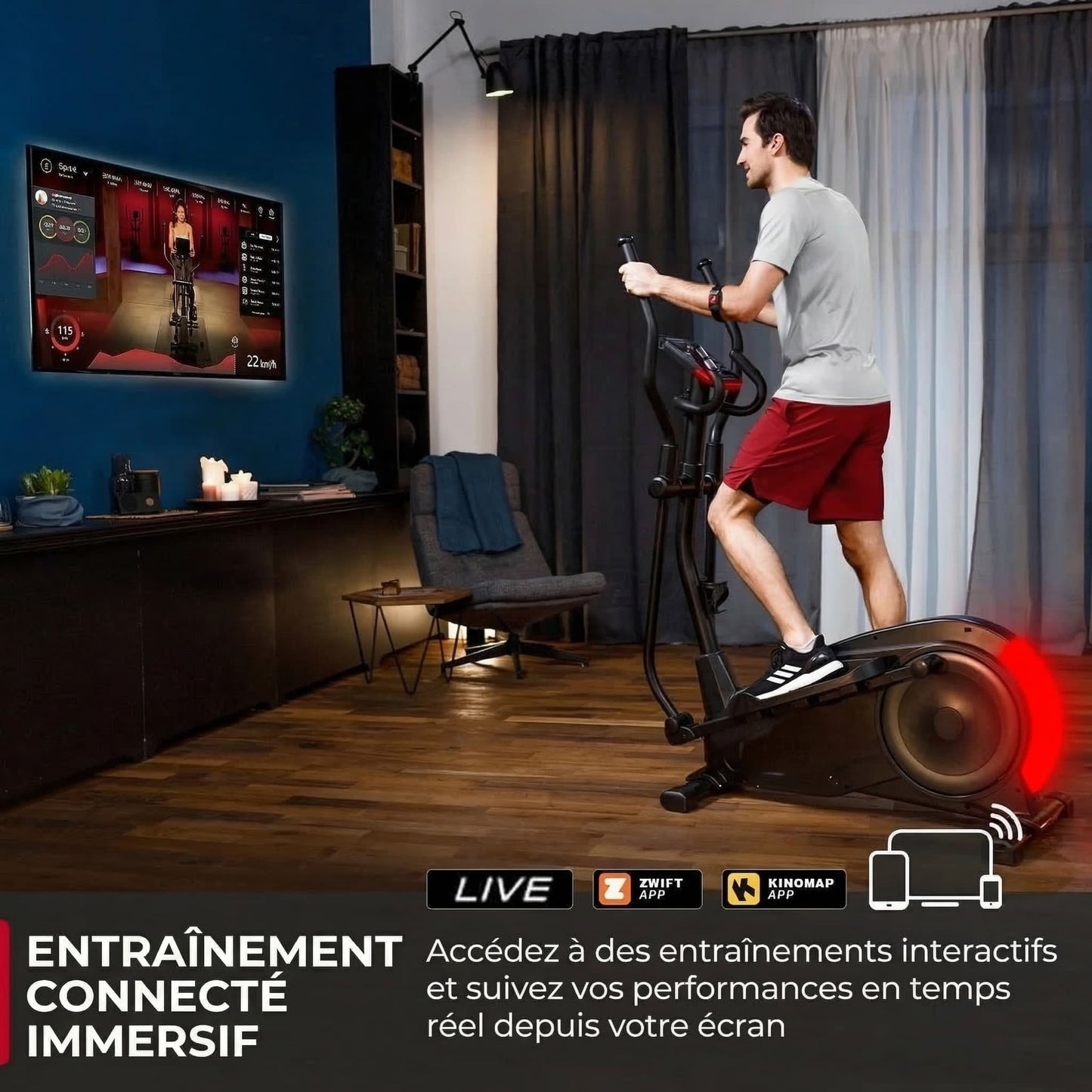 Vélo elliptique FlowMotion