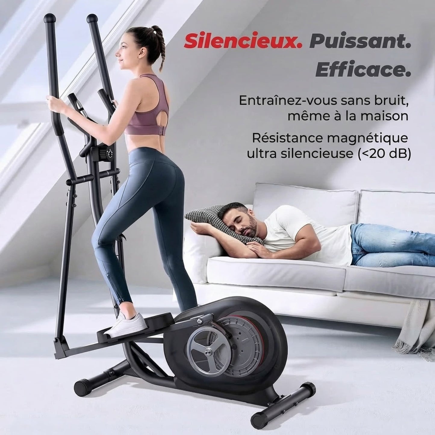 Vélo elliptique EvoQuiet