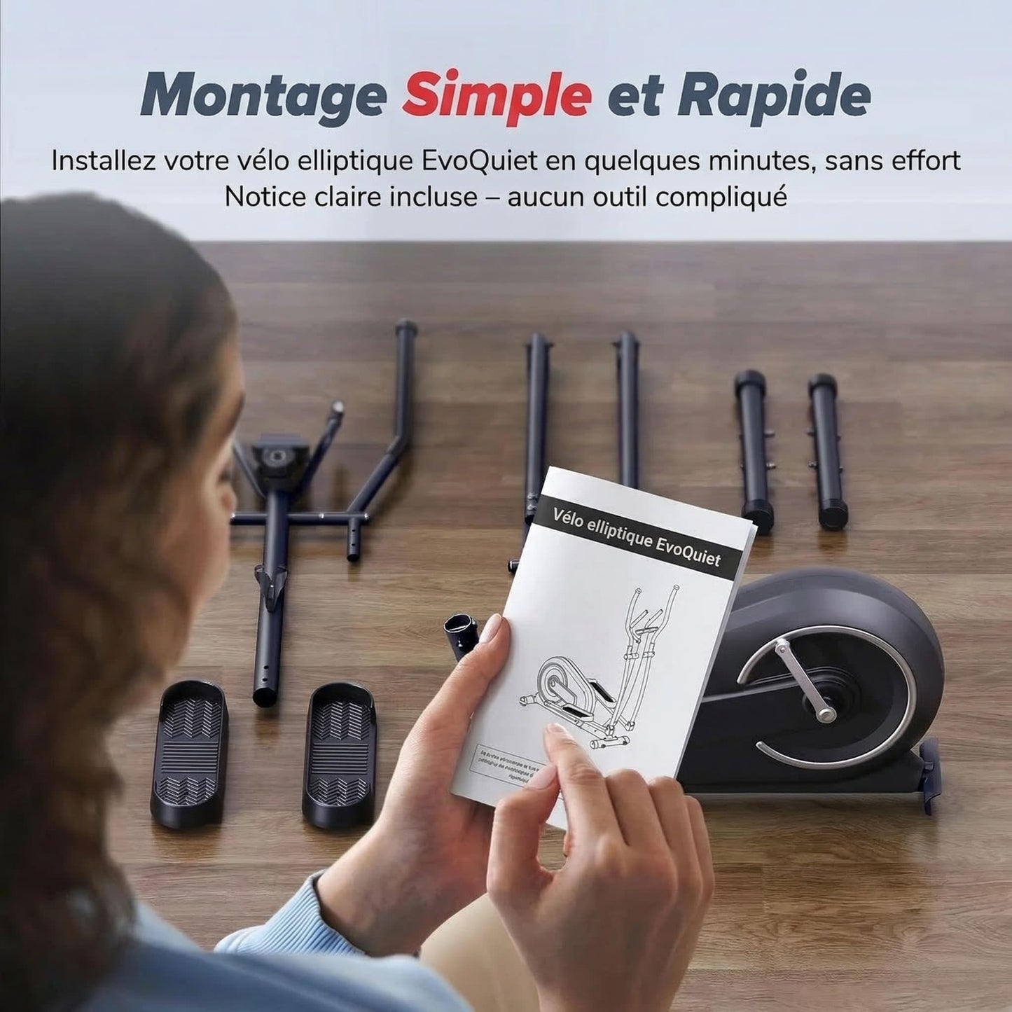 Vélo elliptique EvoQuiet