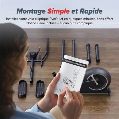 Vélo elliptique EvoQuiet