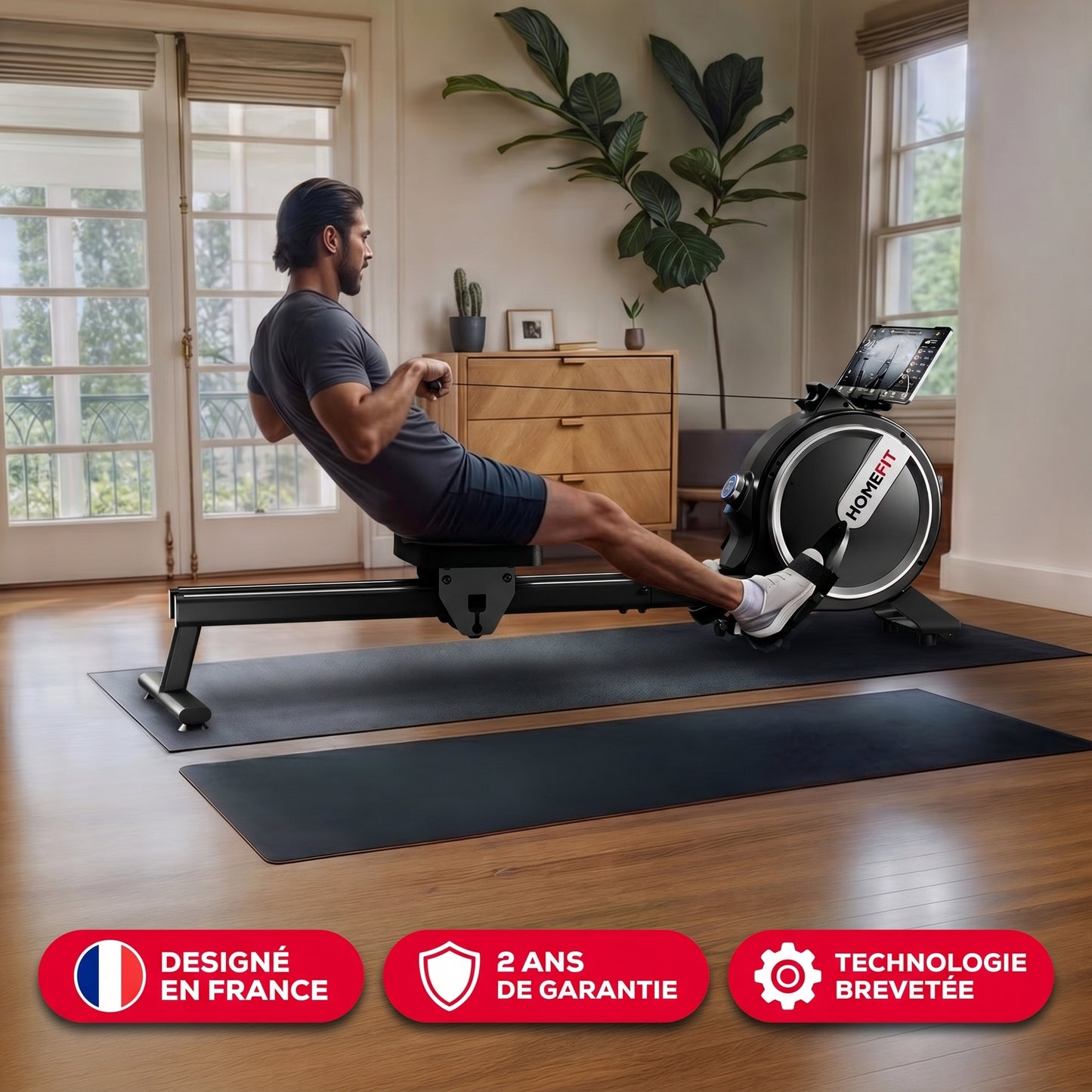 Rameur HomeFit Rower Pro